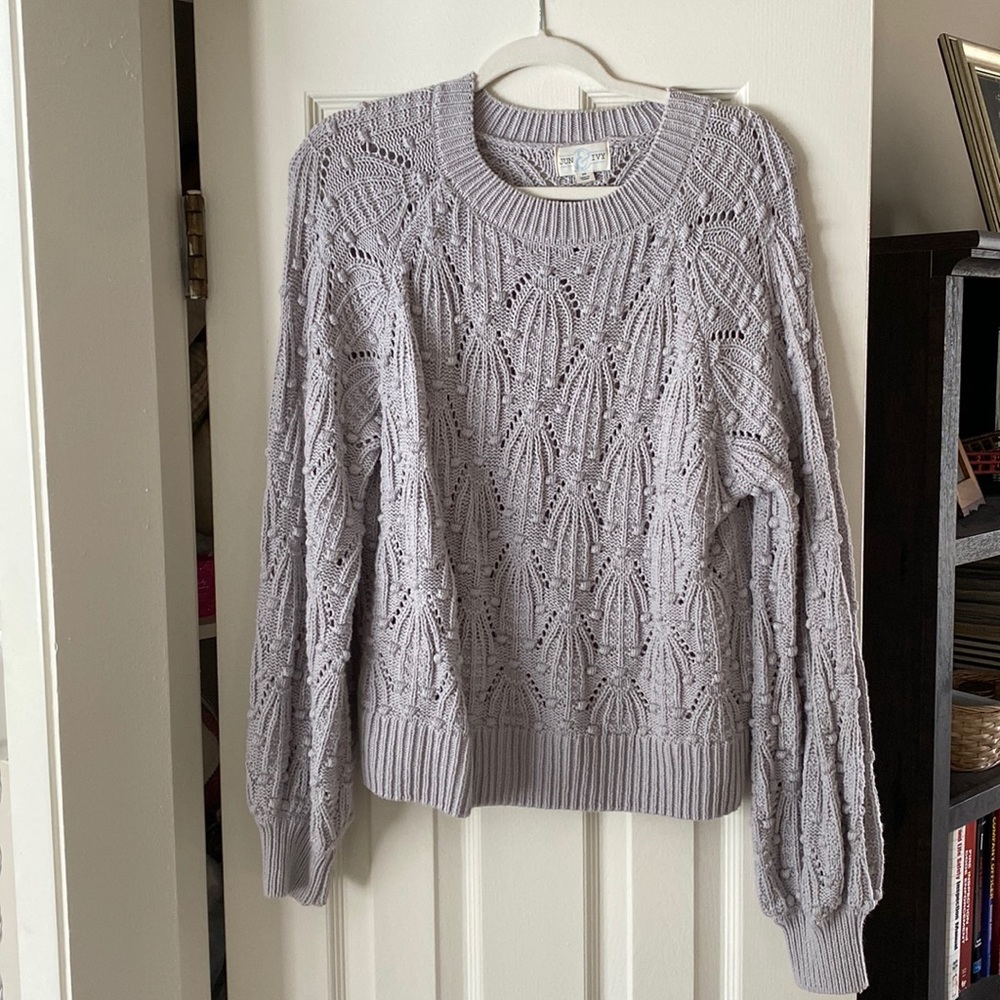 Gray sweater!
